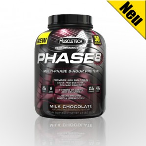 Muscletech Phase 8  2,1kg Erdbeer