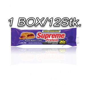 Supreme Protein Riegel Box 12X85g Peanut Butter Jelly
