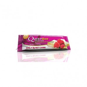 Quest Bar 60g White Choc Raspberry
